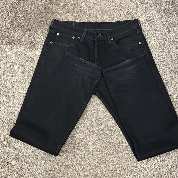 Levi’s 501 Black Fly Button - Picture 4 of 9